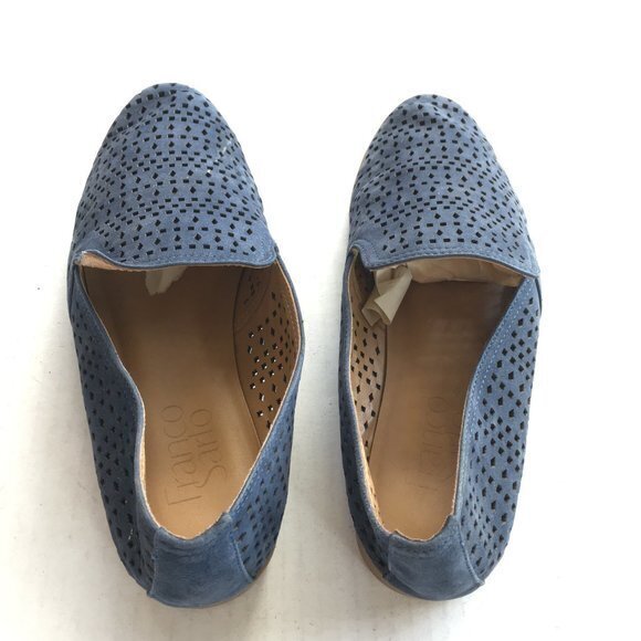 Franco Sarto Faryn Loafer Flats in blue Laser cut - Picture 4 of 7